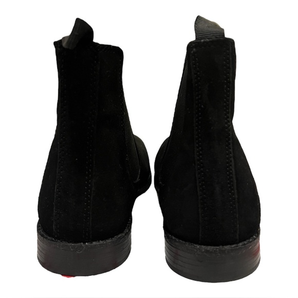  DESIGN Men’s Chelsea Boots in Black Suede- Size 8.5 main image 6